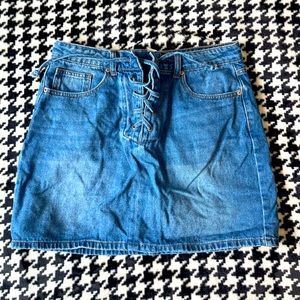 Forever 21 Blue Jean Skirt
